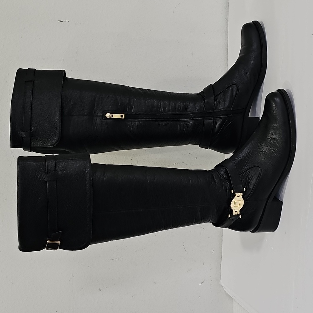 Luz Da Lua Black boots Knee High Size 5 - Picture 2 of 12